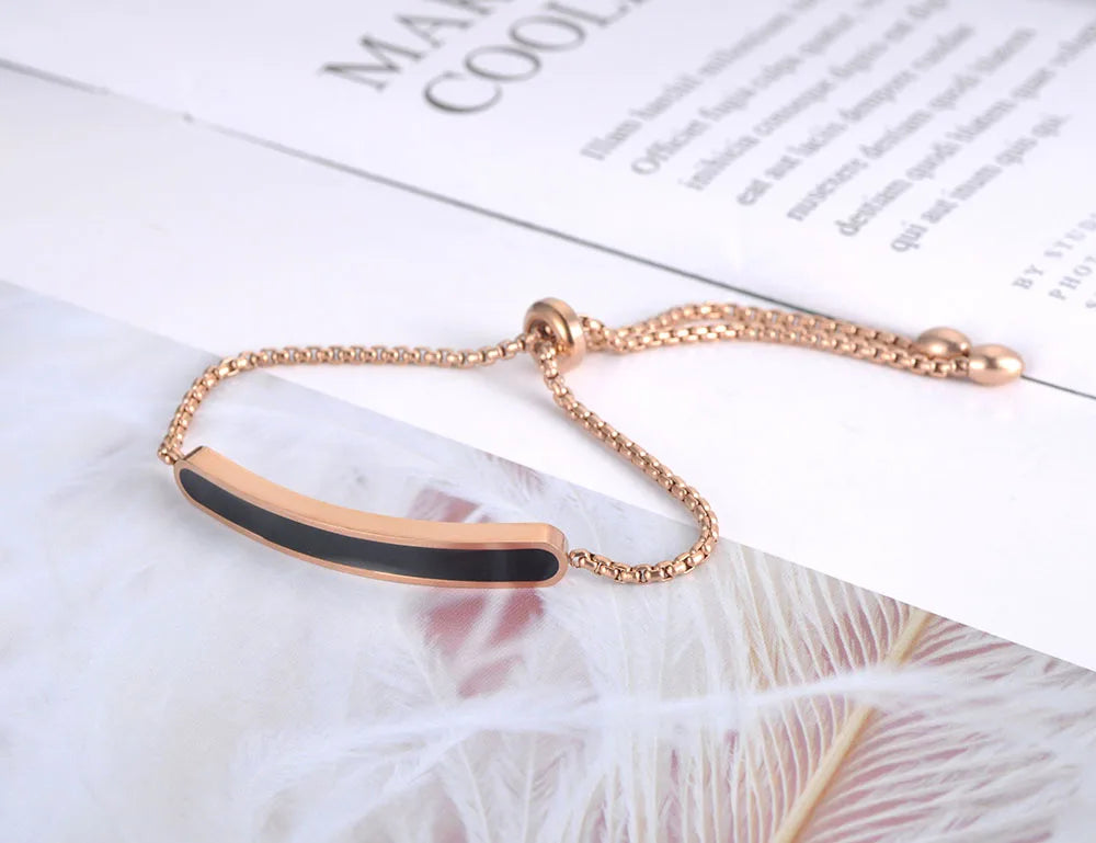 Gold Plated Adjustable Chain & Link Bracelet Gold Plated Adjustable Chain & Link Bracelet
